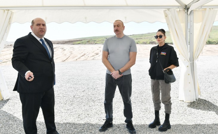 Füzuli rayonunun Pirəhmədli kəndinin təməli qoyulub