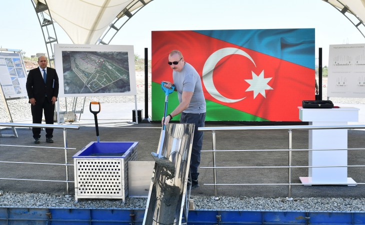 Füzuli şəhərinin daxili yol-küçə şəbəkəsinin təməli qoyulub