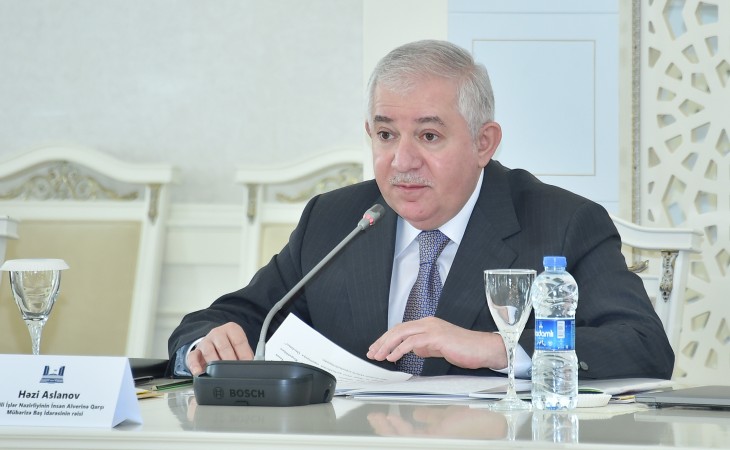 Həzi Aslanov: İnsan alveri cinayətlərinin qurbanı olmuş şəxslər üçün 106 min manat vəsait ayrılıb