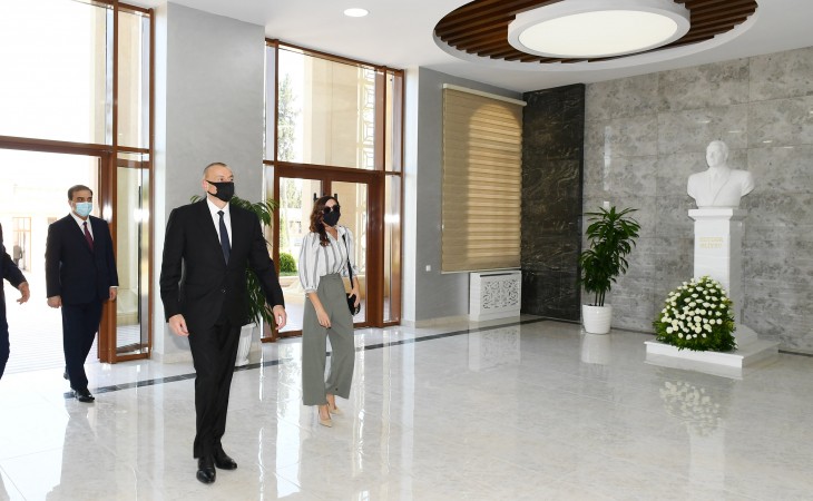 Prezident İlham Əliyev Azərbaycan Dövlət Aqrar Universitetinin yeni tədris korpusunun açılışında iştirak edib