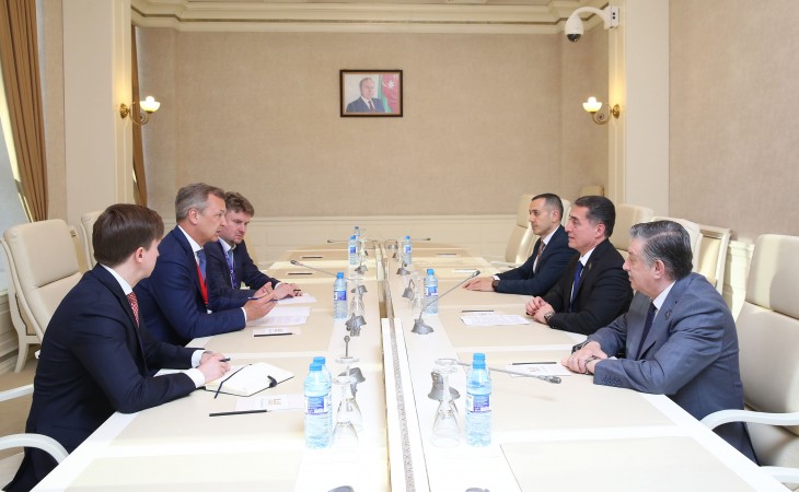 Milli Məclisdə Rusiya Federal Məclisi Federasiya Şurasının nümayəndə heyəti ilə görüş olub