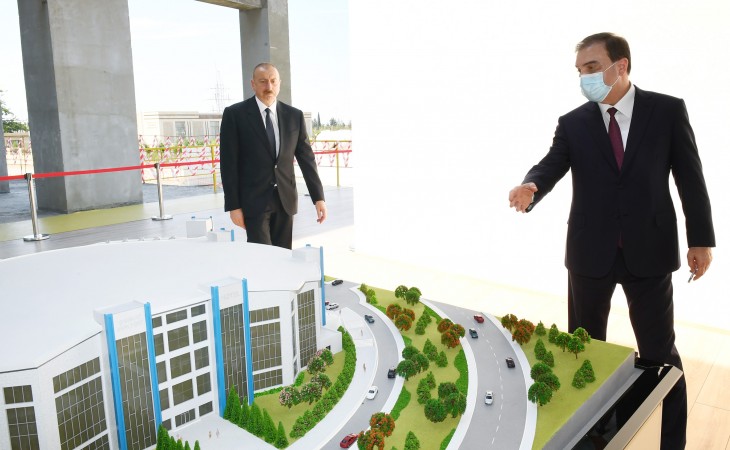 Gəncə İdman Sarayının tikintisi ilə tanışlıq