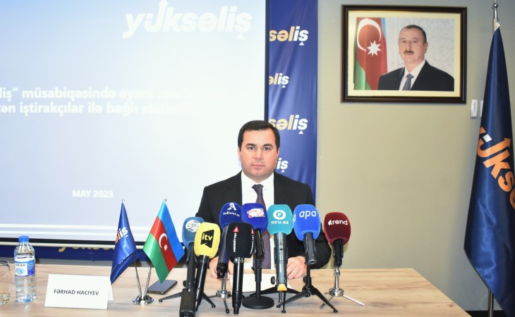Fərhad Hacıyev: 1325 nəfər “Yüksəliş” müsabiqəsinin əyani mərhələsində iştirak hüququ qazanıb