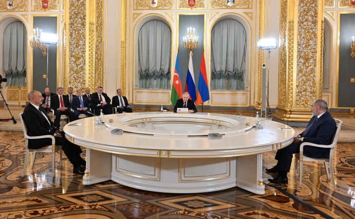 Trilateral Summit of Azerbaijani, Russian and Armenian leaders was held in Moscow