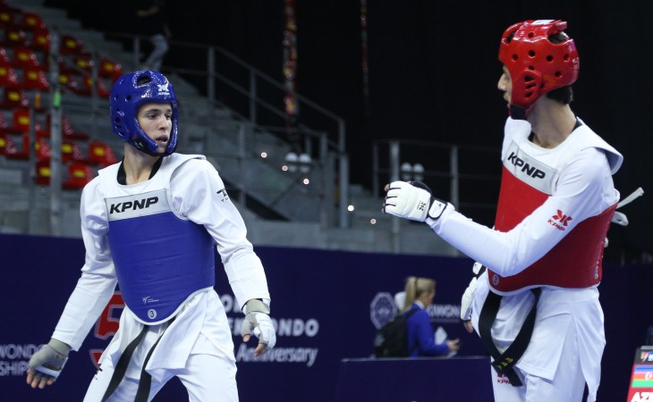 Taekvondoçumuz Xanoğlan Kərimov dünya çempionatında ilk qələbəsini qazanıb