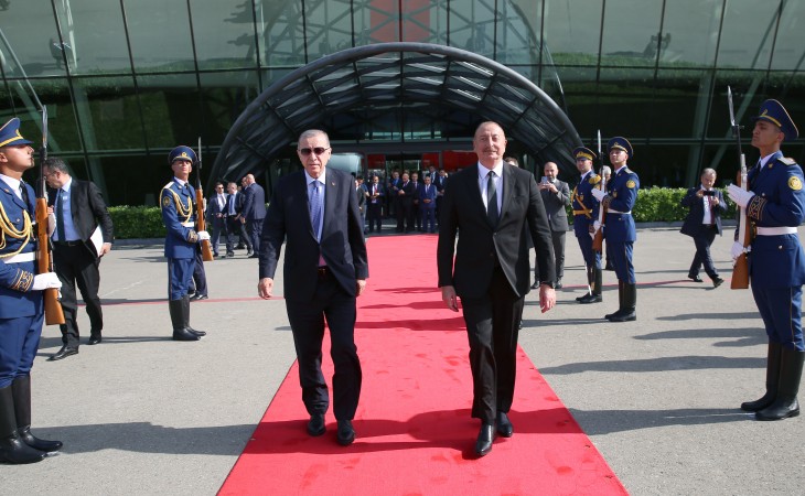 Turkish President Recep Tayyip Erdogan concludes his state visit to Azerbaijan