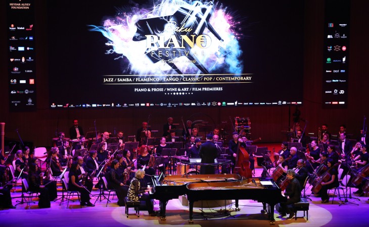 Heydər Əliyev Mərkəzində II Bakı Beynəlxalq Piano Festivalının açılışı olub
