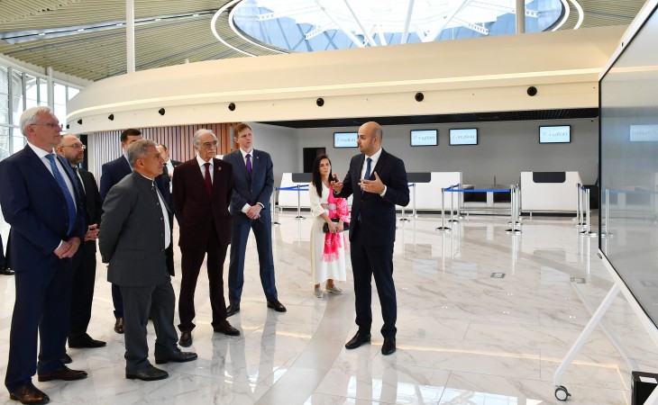 Tatarıstanın Rəisinə Şərqi Zəngəzur iqtisadi rayonunda görülən işlər barədə məlumat verilib
