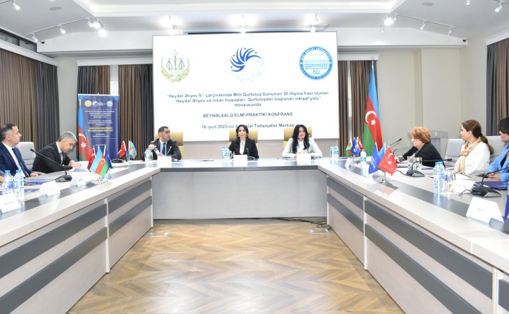 “Heydər Əliyev və insan hüquqları: Qurtuluşdan başlanan inkişaf yolu” mövzusunda beynəlxalq konfrans