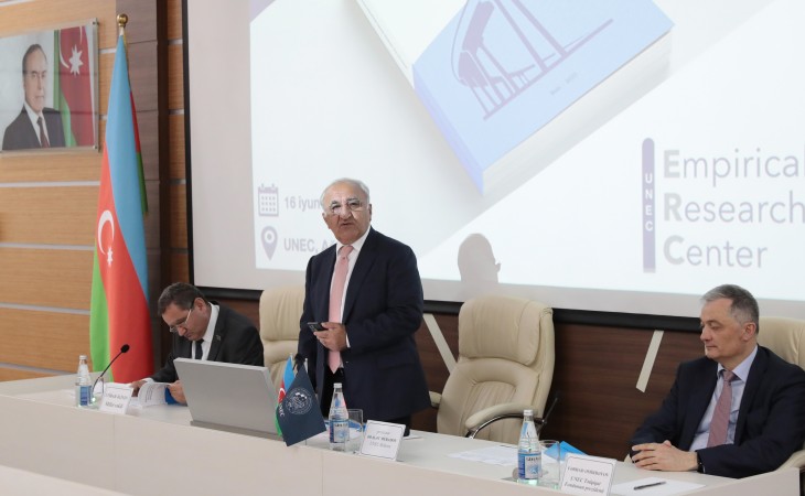 Universitet-dövlət-sənaye əlaqələrindən bəhs edən tədqiqat layihəsinin nəticələri təqdim olunub