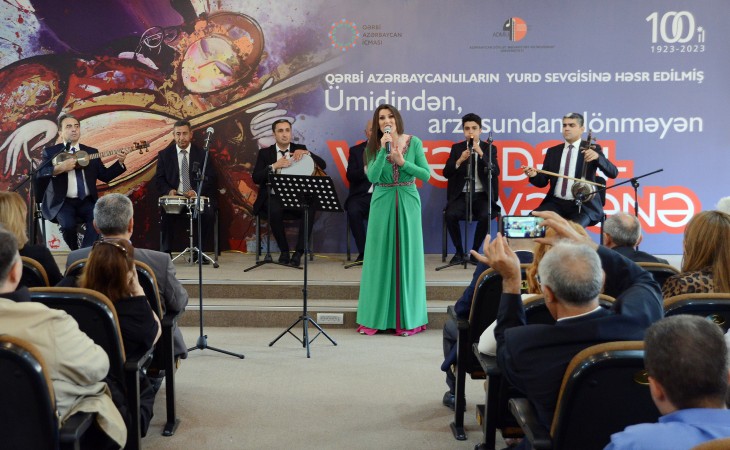 “Ümidindən, arzusundan dönməyən, Vətəndən-Vətənə” adlı konsert təşkil olunub