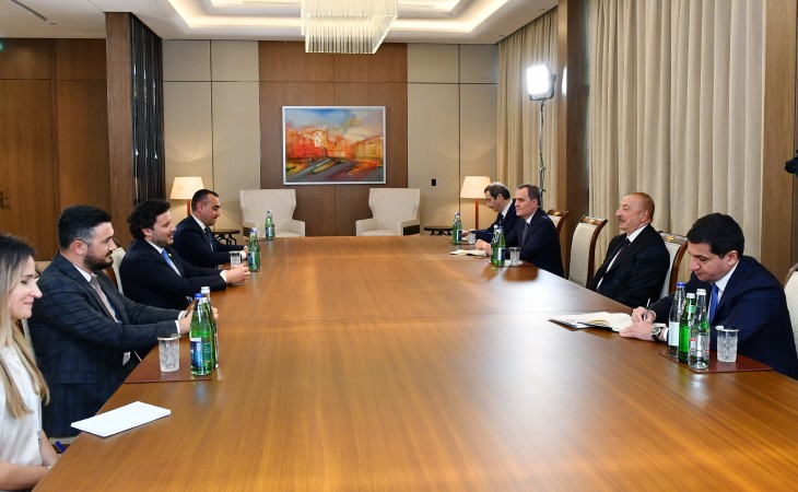 Prezident İlham Əliyev Monteneqronun Baş nazirini qəbul edib