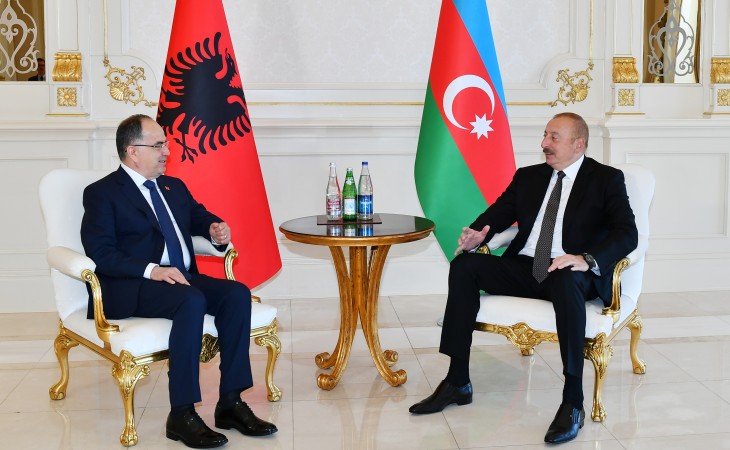 Azərbaycan və Albaniya prezidentlərinin təkbətək görüşü keçirilib