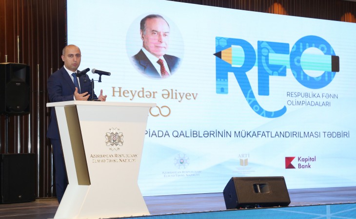 Respublika fənn olimpiadaları qaliblərinin mükafatlandırılması mərasimi keçirilib