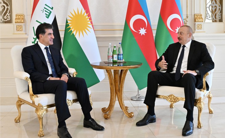 President of Azerbaijan Ilham Aliyev met with head of Kurdistan Region of Iraq Nechirvan Barzani 