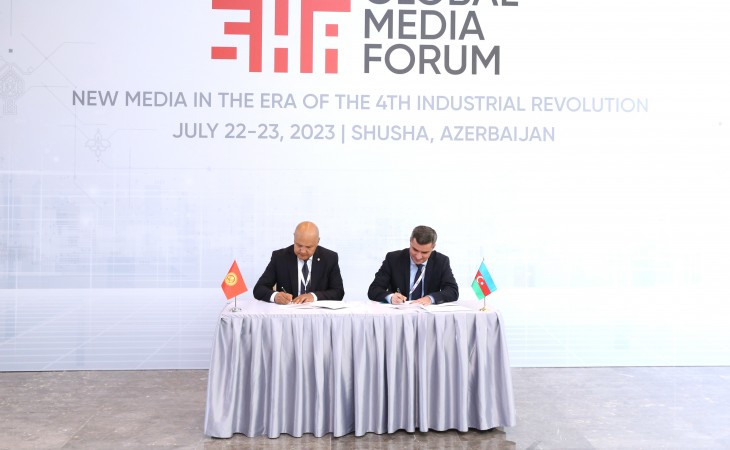 Şuşa Forumu çərçivəsində “ARB 24” telekanalı ilə Qırğızıstan televiziyası arasında memorandum imzalayıb