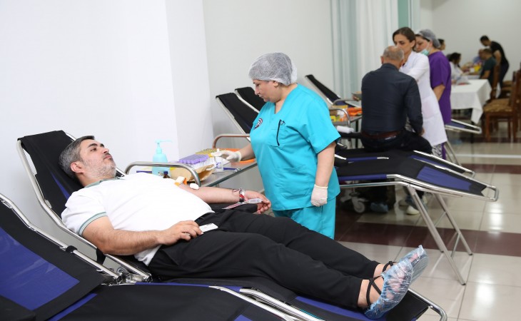 Qafqaz Müsəlmanları İdarəsində qanvermə aksiyası keçirilib