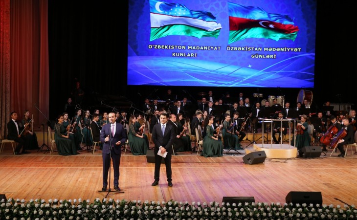 В Баку состоялась церемония торжественного открытия Дней культуры Узбекистана