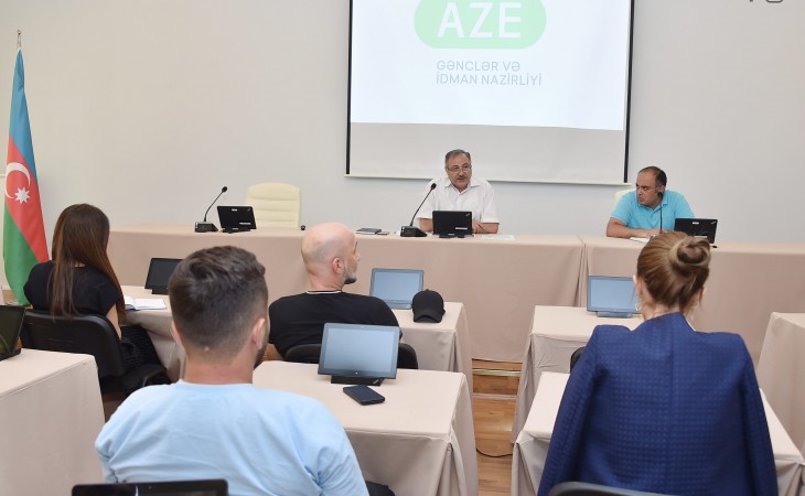 Beynəlxalq Universitet İdmanı Festivalına yollanacaq idman nümayəndə heyəti ilə görüş olub