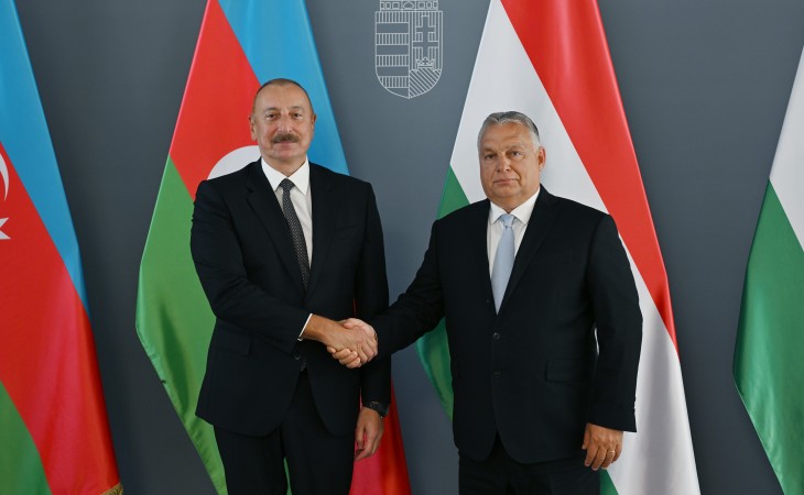President of Azerbaijan Ilham Aliyev met with Prime Minister of Hungary Viktor Orban in Budapest 