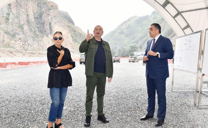 “İstisu” mineral sudoldurma zavodunun tikintisi və “İstisu” Müalicə-İstirahət Kompleksində görülən işlərlə tanışlıq