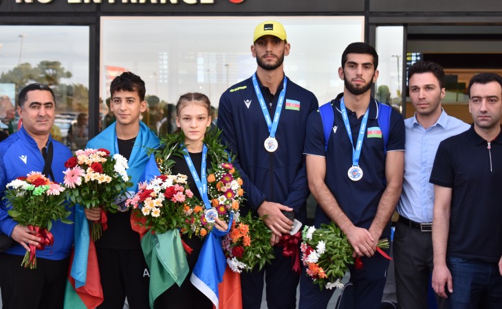 Taekvondoçularımız Vətənə medallarla dönüblər