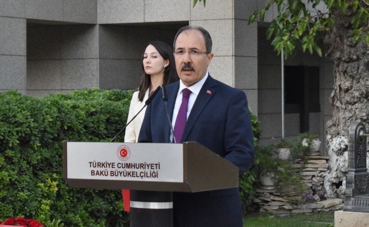 Bakıda Türkiyənin Zəfər bayramı və Silahlı Qüvvələr Günü qeyd edilib 