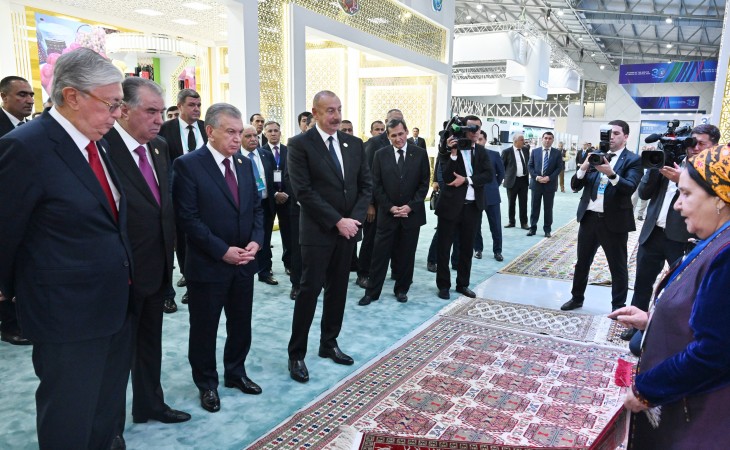 Heads of state participating in 5th Consultative Meeting viewed EXPO Central Asia 2023 exhibition in Dushanbe