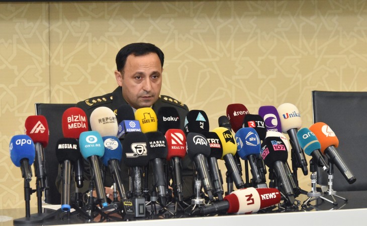 Müdafiə Nazirliyi Qarabağda həyata keçirilən antiterror tədbirləri ilə əlaqədar növbəti brifinq keçirib 