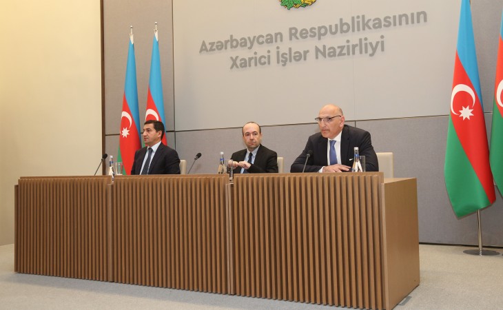 Azərbaycanda akkreditə olunmuş diplomatik korpus üçün bölgədə son vəziyyətə dair brifinq keçirilib