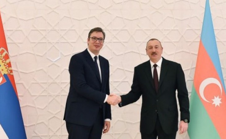 Serbian President Aleksandar Vucic phoned President Ilham Aliyev