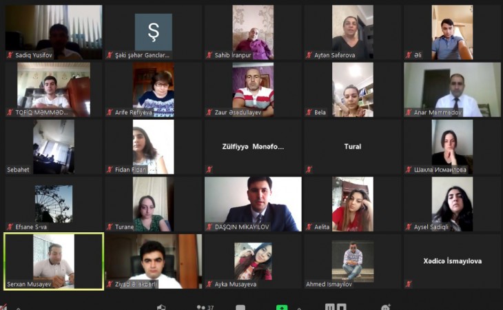 Videokonfransda pandemiyaya qarşı mübarizədə könüllülərin rolundan danışılıb