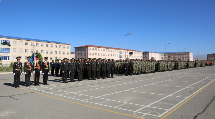 Naxçıvanda gənc əsgərlər Vətənə sədaqət andı içiblər