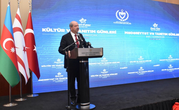 Bakıda Şimali Kipr Türk Respublikasının Prezidentinin şərəfinə ziyafət verilib