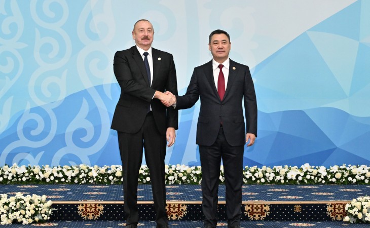 Bishkek hosted meeting of CIS Council of Heads of State President of Azerbaijan Ilham Aliyev attended the meeting 