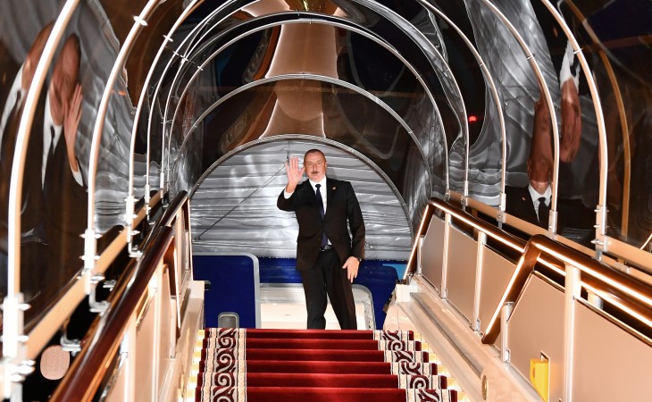 Prezident İlham Əliyevin Qırğızıstana səfəri başa çatıb