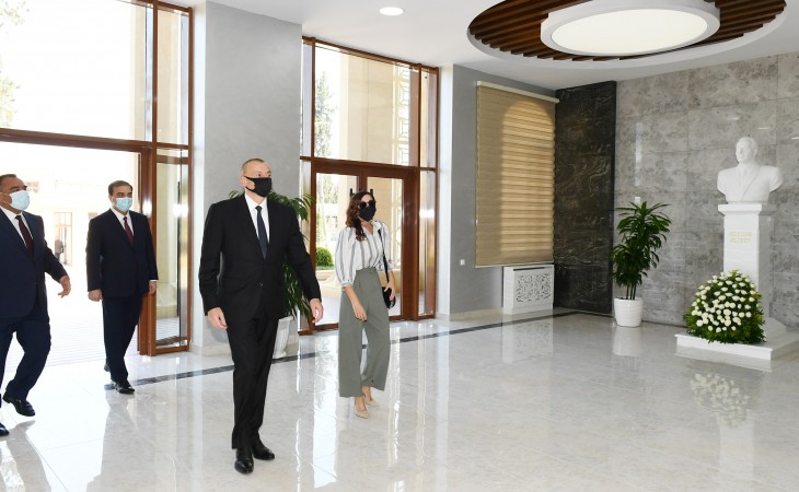 President Ilham Aliyev attended opening of new educational block of Azerbaijan State Agrarian University