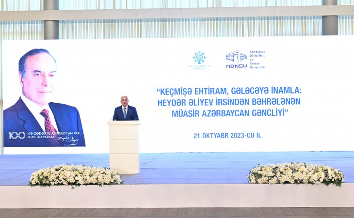 Bakıda Heydər Əliyev irsindən bəhrələnən müasir Azərbaycan gəncliyi mövzusunda tədbir keçirilib