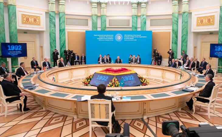 Astana hosted 10th summit of the Organization of Turkic States under motto “Turk Time” President of Azerbaijan Ilham Aliyev attended the event