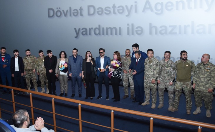 Vətən müharibəsində görmə qabiliyyətini itirən qazilərə həsr olunan filmin nümayişi olub