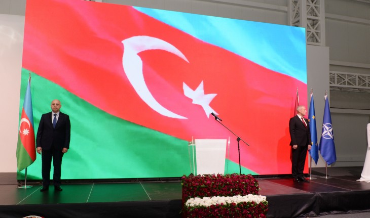 Bakıda Latviya Respublikasının elan olunmasının 105 illiyi qeyd edilib
