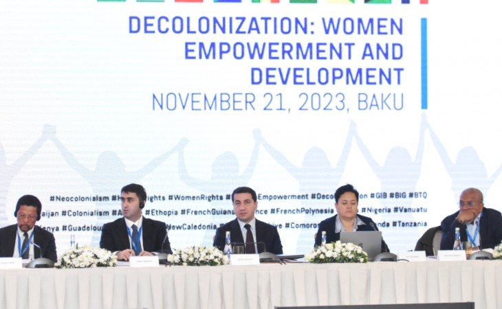Bakıda “Dekolonizasiya: qadınların gücləndirilməsi və inkişafı” mövzusunda beynəlxalq konfrans keçirilib