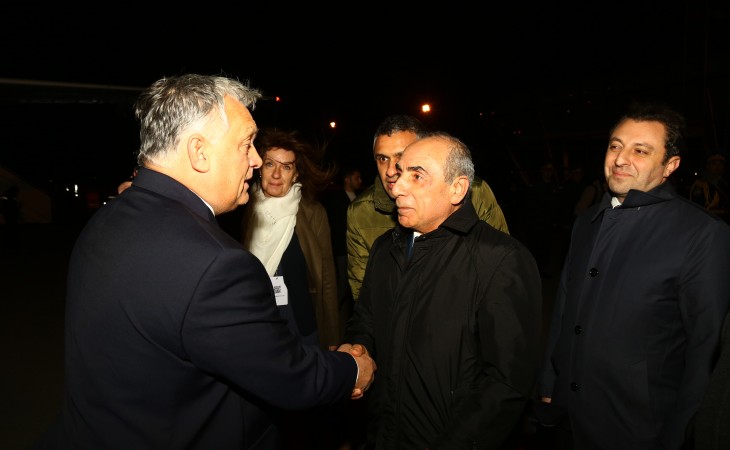 Macarıstanın Baş naziri Viktor Orban Azərbaycana işgüzar səfərə gəlib