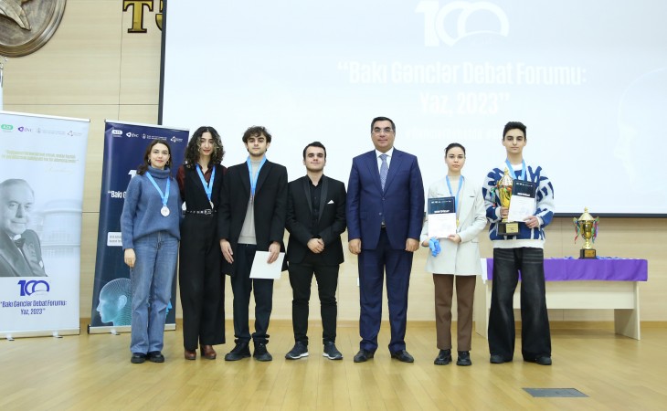 “Bakı Gənclər Debat Forumu: 2023” layihəsinin final və mükafatlandırma mərasimi keçirilib