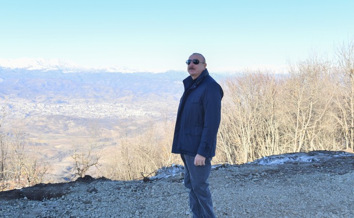Prezident İlham Əliyev Xocalı rayonunun Dağdağan kəndində olub