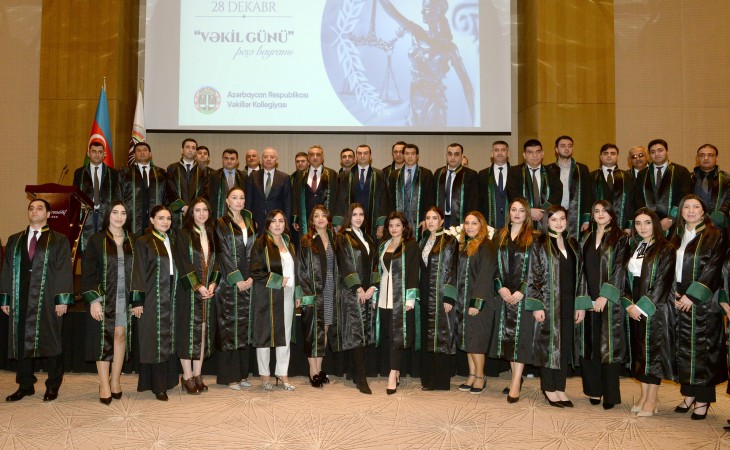 Bakıda “Vəkil günü” peşə bayramı ilə bağlı təntənəli mərasim keçirilir