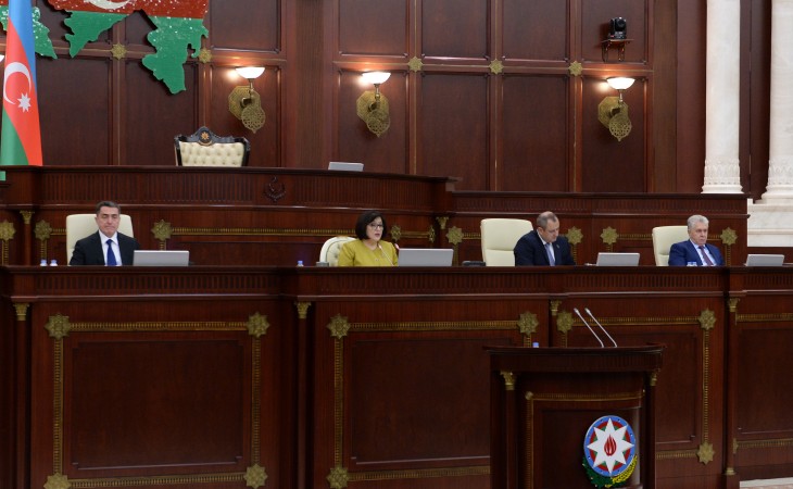 Sahibə Qafarova: Bu il Milli Məclisin 39 sayda plenar iclası keçirilib
