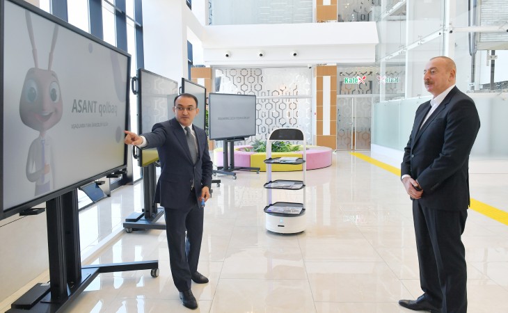 Prezident İlham Əliyev Lənkəran regional “ASAN xidmət” mərkəzinin açılışını edib