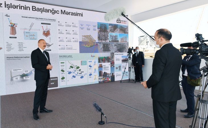 President: Today we are returning to the once abandoned Garabagh field and we will return to our native land of Karabakh in the same manner