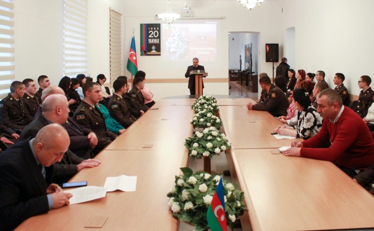 Azərbaycan Hərb Tarixi Muzeyində 20 Yanvar faciəsinə həsr olunmuş seminar təşkil edilib